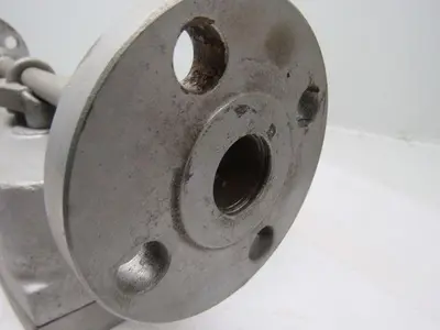 W&T Varea-Meter 4-1/4" SS Flange Mount Inline Pneumatic Transmitter 10-100%