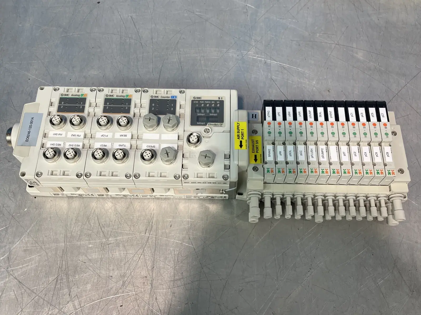 Smc Modular Valve Manifold Assembly