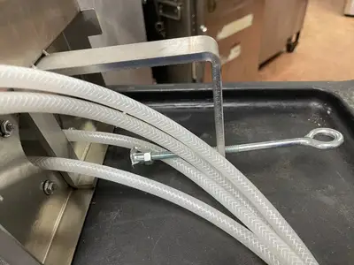 Used Krome Dispense Used Krome Dispense 3" Stainless Double Beer Tower Bar Tap w/ Clamp Base Beer Equipment Illinois US | Falcon Restaurant Supply #1376443