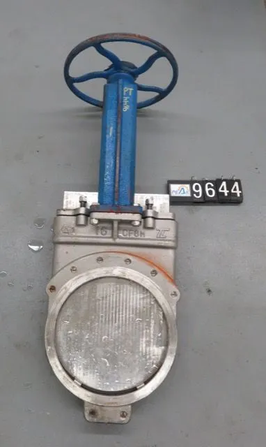 TL 16"-150 knife gate valve, hand wheel operated