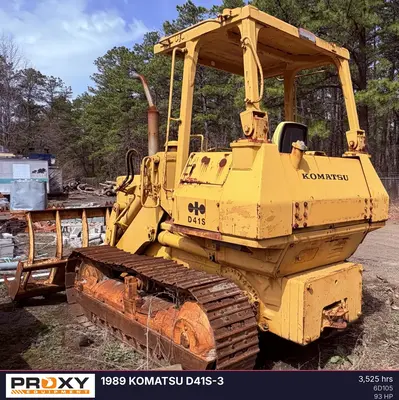 Used 1989 KOMATSU D41S-3 Compact Track Loaders New Jersey US | Proxy Equipment #1388599