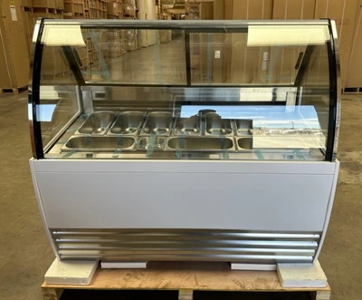 171-0150 10 Pan Self Contained Full Service Gelato Display Cooler