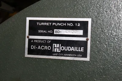 Diacro No. 12 Turret Punch