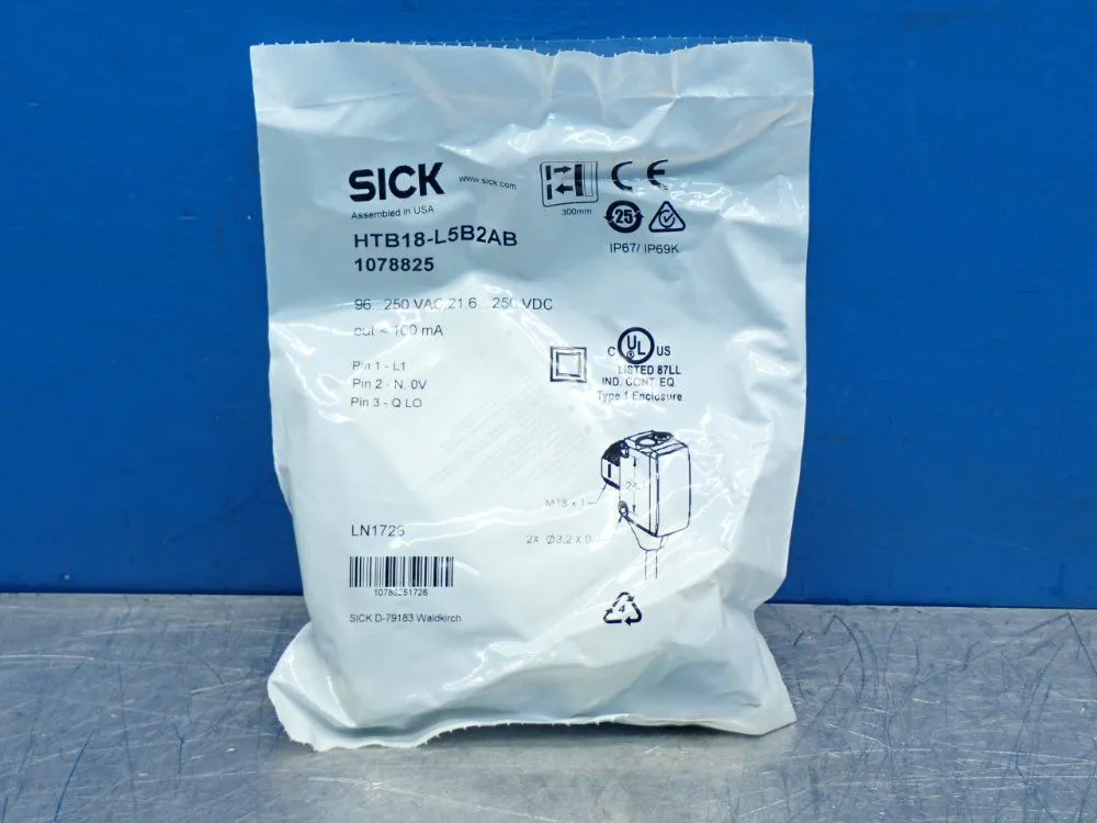 New | in-Stock SICK HTB18L5B2AB Photoelectric Sensors Ohio US | HGR 24 #801950