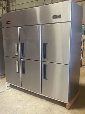 171-0175 6 Door Self Contained Reach In Cooler