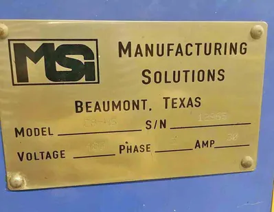 USED 2012 MSI THE MODEL C8H CHAMFERMATE IS A HEAVY DUTY HYDRAULIC POWERED PIPE BEVELING