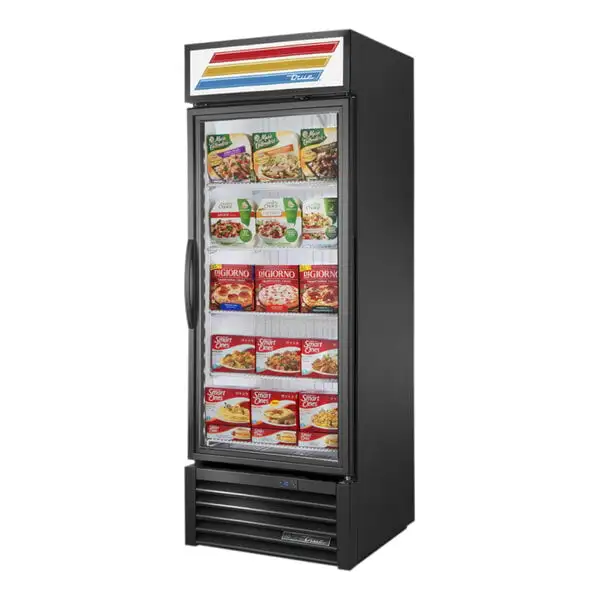 Used True GDM-23F-HST-HC~TSL01 BLK Display Freezers Illinois US | Falcon Restaurant Supply #1373919