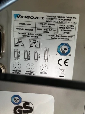 USED VIDEOJET 9550