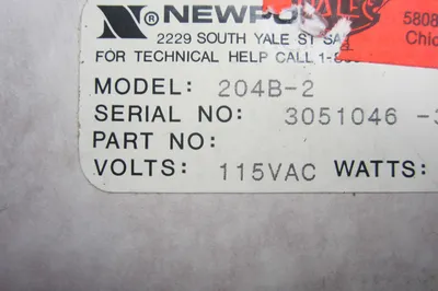 NEW NEWPORT 204B-2 D1 DIGITAL PANEL METER 204B2D1