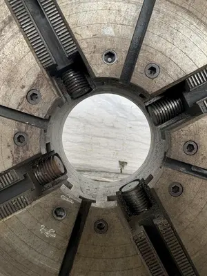 36" 4-JAW LATHE CHUCK. STOCK # 0849923.