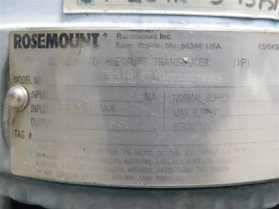 Rosemount 3311DS1JTB2F2G4K5 Current to Pressure Transducer 4-20mA 100MA Max Used