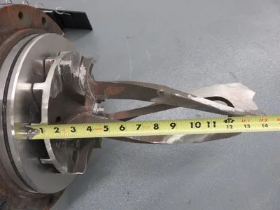 Back Pull Out with Impeller for Ahlstrom / Sulzer Medium Consistency Pump Model MCA 22-4