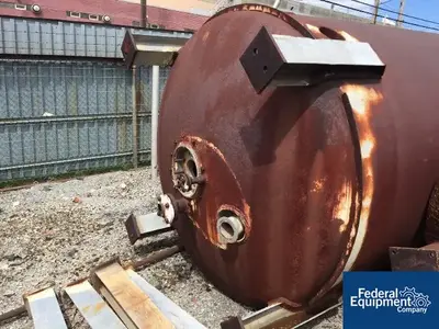USED 1974 Gunthard 1,600 Gal Gunthard Reactors, 316L S/S, 60/80#