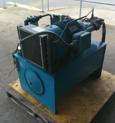 SPC9244  Pump 15 hp AirHydroPower hydraulic power unit, 45 gal reservoir tank