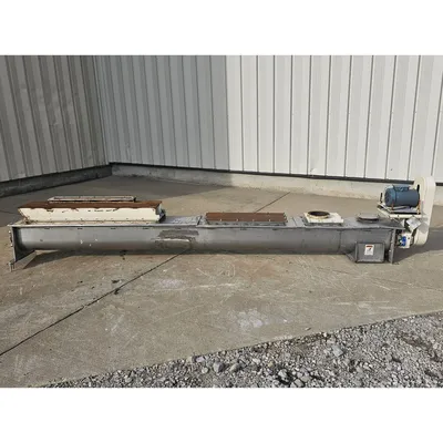 Used 9" dia. Stainless Steel Thomas Conveyor Co Screw Auger Conveyor - 11'-6"L