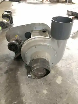 MET-PRO Duall RB-6 Plastic Centrifugal Blower 100CFM 1.283 RPM 1/2HP 3PH