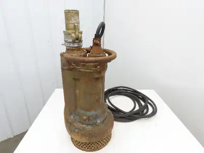 Tsurumi KRS2-B3 Submersible 3" Dewatering Sump Pump 5Hp 460V 383 GPM 57 Ft-Hd