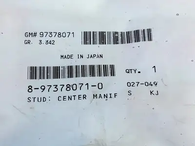 NEW ISUZU 8-97378071-0