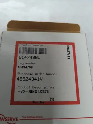New | in-Stock FLOWSERVE 614743GU Pump & Valve Parts | Surplus Asset Holdings #1218528