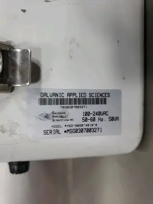 USED Galvanic Applied Sciences MSG-8020-4014-0 Water Pressure Control Module