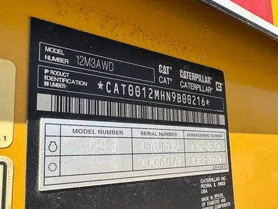 2016 Caterpillar 12M3
