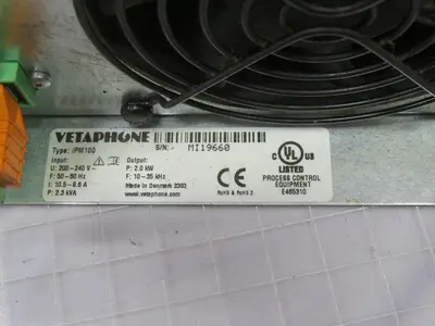Used VETAPHONE 100 Power Supply - High Voltage Texas US | Aucto #1308455