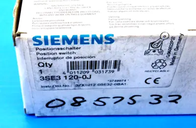 NEW SIEMENS 3SE3 120-0J POSITION SWITCH 3SE31200J