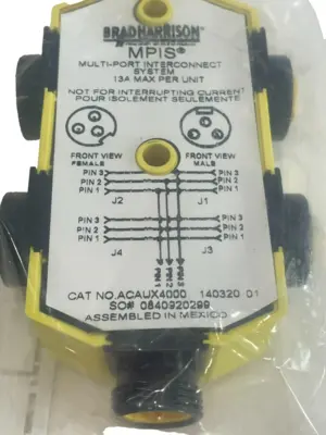 NEW BRAD HARRISON MOLEX ACAUX4000 MINI-CHANGE 4 JUNCTION 1300600067