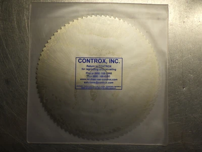 Controx 8" x 5/64" HSSCo Slot Saw 1.25" Arbor 80 Teeth 240689 (LOC3432)