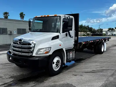 Used 2020 HINO 268 Flatbed Trucks Florida US | Truck and Van Outlet #1509160
