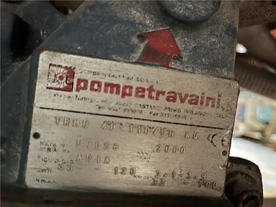 15' Friul Filiere Vacuum Calibration Table, (3) Pompetravaini Vacuum Pumps