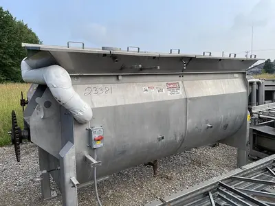 USED 1985 RIETZ BEPEX RIBBON BLENDER SURGE TANK C-46-K3210