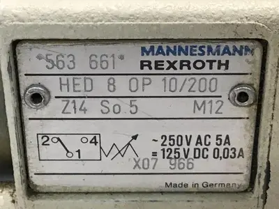 USED REXROTH HED 8 0P 10/200 Z14