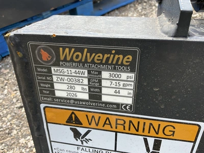 Used WOLVERINE MSG-11-44W MINI SKID STEER STUMP GRAPPLE Root Grapples Michigan US | Miedema Asset Management Group #1324193