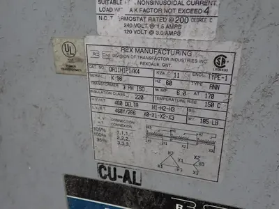 USED REX MANUFACTURING DA11H1P1/K4