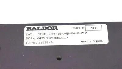 USED BALDOR BTS10-200-15-745-24-R-717 SERVO DRIVE 21836KA