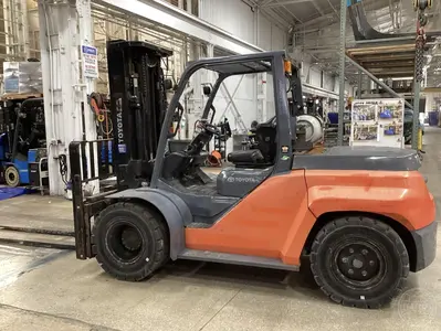 Used 2018 TOYOTA 8FG70U Liquid Propane Forklifts Illinois US | Forklift Exchange #1320755