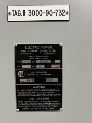 LV Double-Ended Unit Substation - 2 x 2000/3000kVA, 13.8kV Transformers w/ 600V MAGNUM DS Switchgear