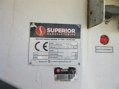 USED 2020 Superior SPD-160