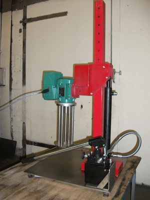 Lab s/s Hydraulic Raise Lower Stand