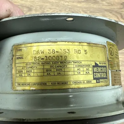USED MERCOID DAW-38-153-RG5