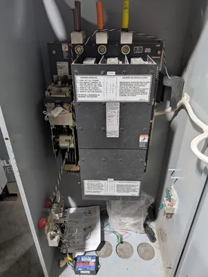 ASCO A300360091XC Automatic Transfer Switch 600A 480V 3Ph 4 Wire Used