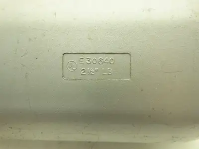 Appleton E30640 Condulet 2-1/2" Mall Iron LB Unilet
