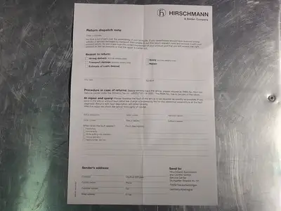 NEW HIRSCMANN MS20