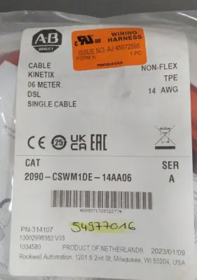 Allen Bradley 2090-CSBM1DE-14AA06 Power Cable Loc5D34