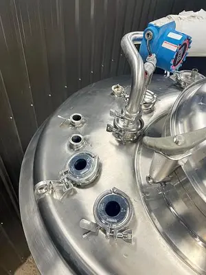 🔴 Heading to Auction May 27 - Used 550 Gallon Tank (Reactor), 316 Stainless Steel, Full Vacuum