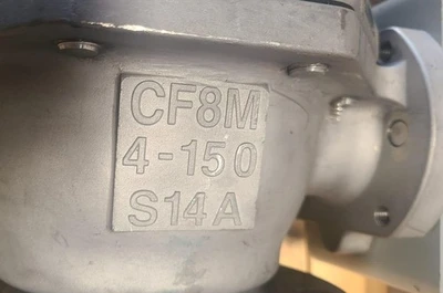 Kitz Stainless Steel Ball Valve CF8M 4-150 S14A H-PTFE 316 Actuator