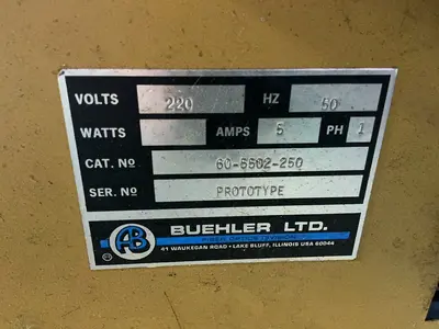 Used BUEHLER 605501250 Lapping / Polishing / Grinding Ohio US | HGR 24 #1406332