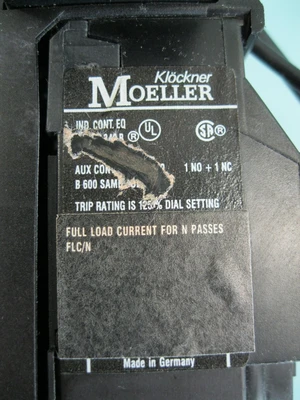USED Klockner Moeller ZW7-63