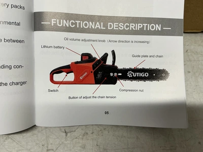 Used OUTIGO DL12 Chainsaws (Landscaping) Michigan US | Miedema Asset Management Group #1322137